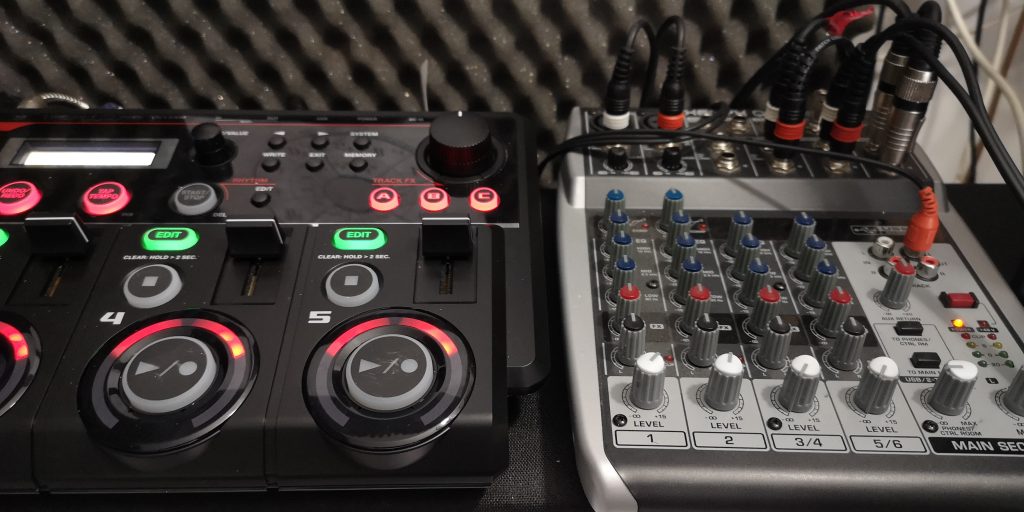 Boss RC 505 and USB Mixer